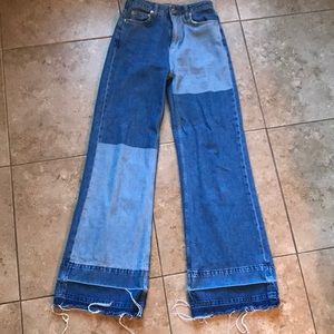 Free People Wide Leg Jeans